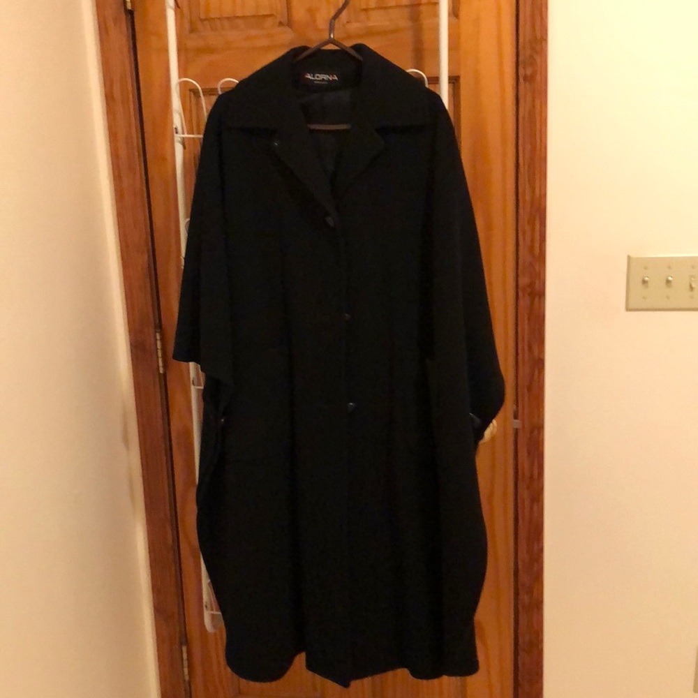 Alorna Black Cape Coat